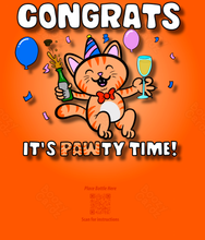 Load image into Gallery viewer, CONGRATS IT'S PAWTY TIME!